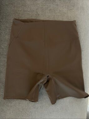 Nike x Skims High-Rise Brown Women's Active Shorts
